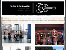 Tablet Screenshot of drewbehringer.com